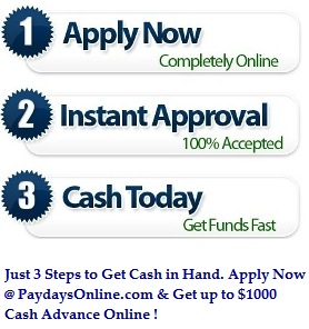 3 Steps for Payday Loans Online