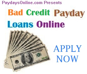 Bad Credit Payday Loans Online